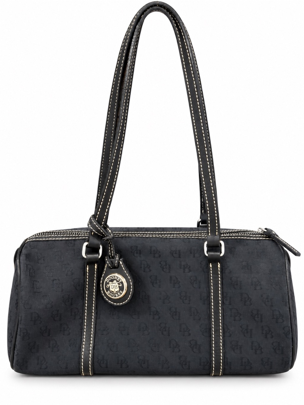 Dooney & Bourke Black Signature Canvas Shoulder Tote